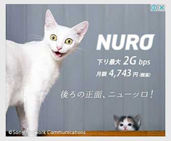 NURO光の猫広告５