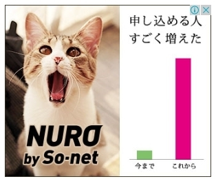 NURO光の猫広告６