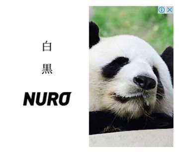 NURO光のギャグ広告３